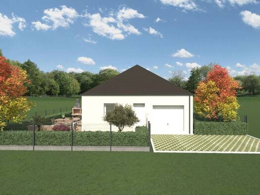 Terrain avec maison neuve à vendre 228 237 € 3 pièces 2 chambres 70 m² 325 m² de terrain Saint-André-sur-Orne 14320