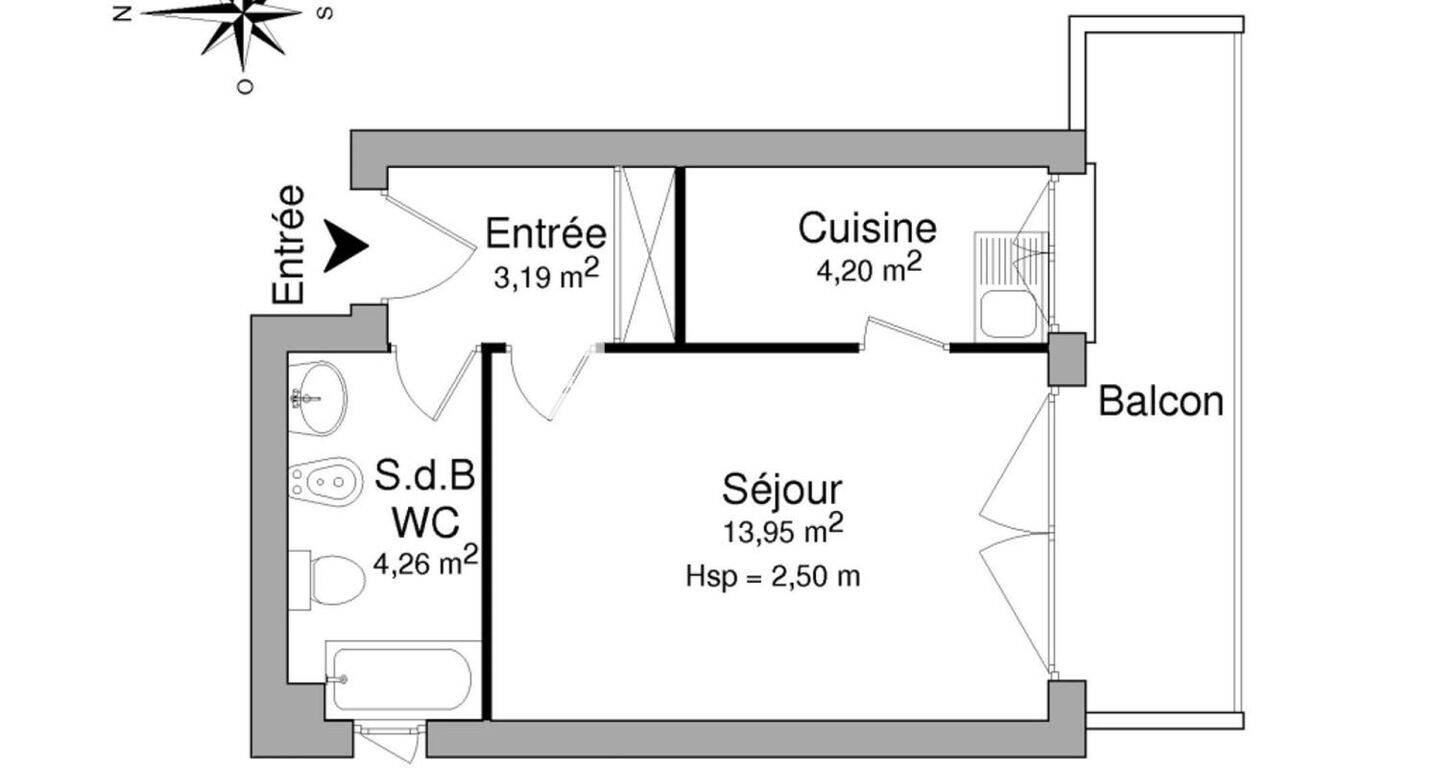 Maison à louer, 26m², SAINT MAUR DES FOSSES