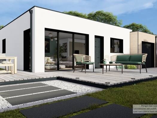 Terrain avec maison neuve à vendre 239 200 € 4 pièces 3 chambres 71 m² 350 m² de terrain Le Legue Plerin 22190