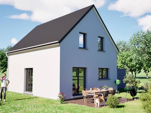 Terrain avec maison neuve à vendre 253 000 € 5 pièces 4 chambres 85 m² Munwiller 68250