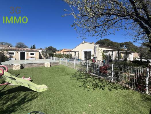 Maison de plain-pied à vendre 370 000 € 5 pièces 3 chambres 137,9 m² 764 m² de terrain Saint-Paul-les-Fonts 30330