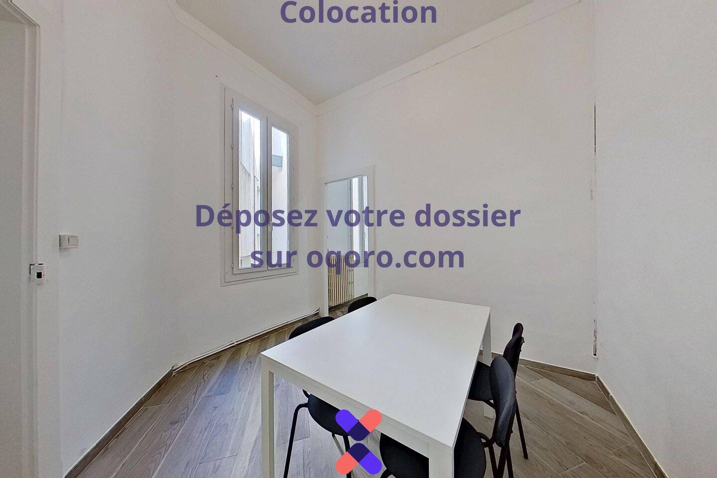 Chambre en colocation appartement meublé — 13