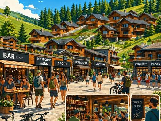 Bar / Café à vendre Fonds de commerce 295 000 € 90 m² d'espace de restauration Valmorel Les Avanchers-Valmorel 73260
