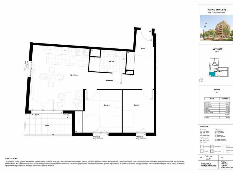 Maison à louer, 68m², ORLY