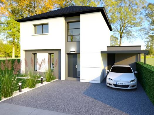 Terrain avec maison neuve à vendre 245 000 € 4 pièces 3 chambres 86,8 m² 408 m² de terrain Wardrecques 62120