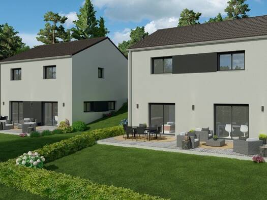 Terrain avec maison neuve à vendre 400 000 € 5 pièces 3 chambres 110 m² 385 m² de terrain Charlemagne Thionville 57100