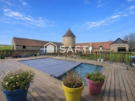 Demeure à vendre 1 252 000 € 17 pièces 8 chambres 468 m² 19 360 m² de terrain Hesdin-l'Abbé 62360