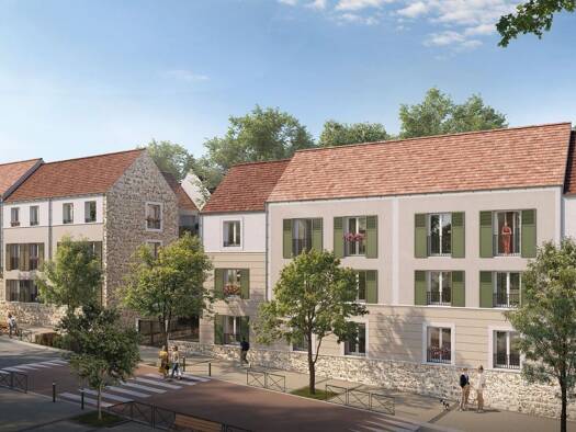 Appartement à vendre - neuf 223 000 € 2 pièces 1 chambre 40 m² RDC Mery Centre Méry-sur-Oise 95540