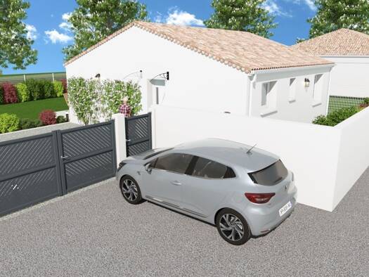 Terrain avec maison neuve à vendre 208 986 € 3 pièces 2 chambres 50 m² 455 m² de terrain Domazan 30390