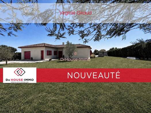 Maison de plain-pied à vendre 317 000 € 6 pièces 4 chambres 141 m² 3 269 m² de terrain Montpon-Ménestérol 24700