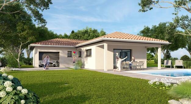 Terrain avec maison neuve à vendre 271 000 € Guéreins 01090