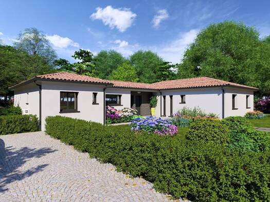 Terrain avec maison neuve à vendre 349 690 € 6 pièces 4 chambres 140 m² 1 000 m² de terrain Verfeil 31590
