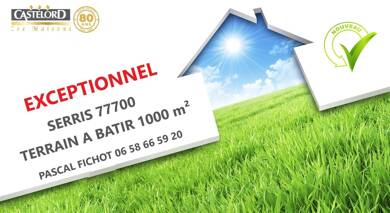 Terrain constructible à vendre 550 000 € 1 000 m² de terrain Chanteloup-en-Brie 77600