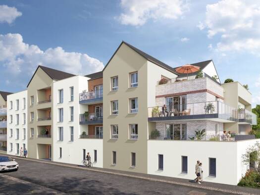 Appartement à vendre - neuf 195 000 € 3 pièces 60,5 m² 2ème étage Benardiere-Saint Michel Flers 61100