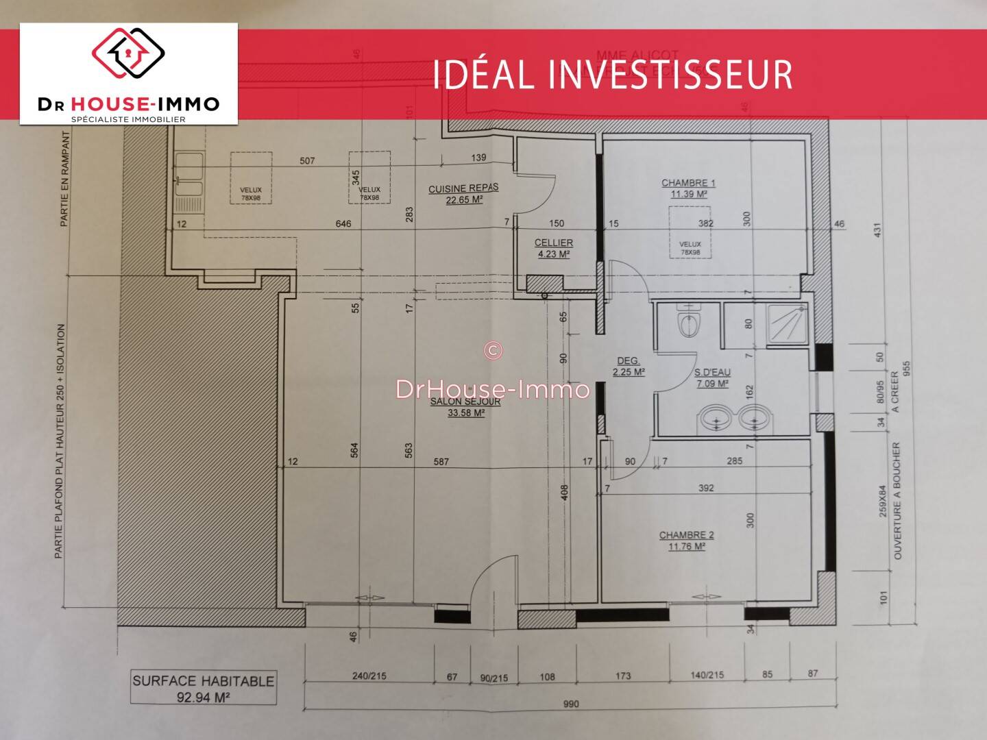Maison à vendre, 60m², SAINTE LIVRADE SUR LOT