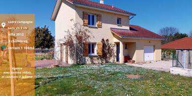 Villa à vendre 275 000 € 5 pièces 4 chambres 91 m² 1 104 m² de terrain Les Avenieres Veyrins Thuellin 38630