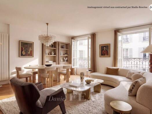 Appartement à vendre 850 000 € 2 pièces 1 chambre 54,22 m² 3ème étage Arsenal Paris 4ème arrondissement 75004