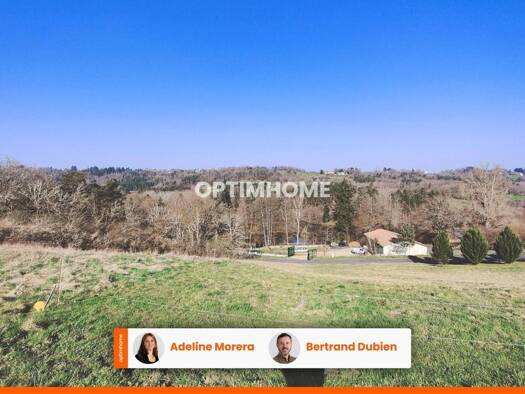 Terrain constructible viabilisé à vendre 49 460 € 1 170 m² de terrain Estandeuil 63520