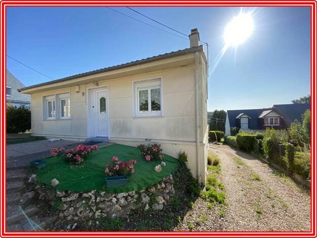 Maison de plain-pied à vendre 210 000 € 4 pièces 3 chambres 82 m² 500 m² de terrain Les Lombards-La Clinarderie Montivilliers 76290