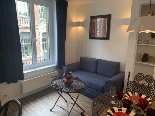 Appartement à louer - logement étudiant 489 € 2 pièces 1 chambre 25 m² Étage 1/2 Honfleur 14600