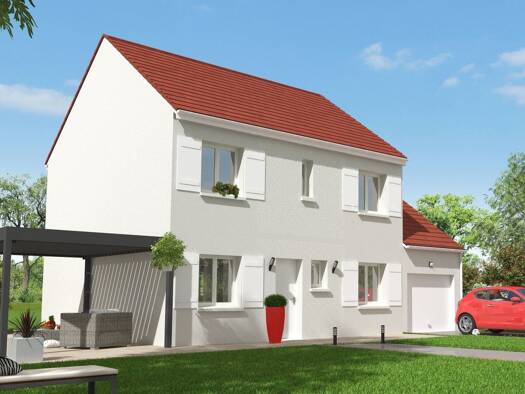 Terrain avec maison neuve à vendre 266 008 € 5 pièces 4 chambres 108 m² 881 m² de terrain Grez-sur-Loing 77880