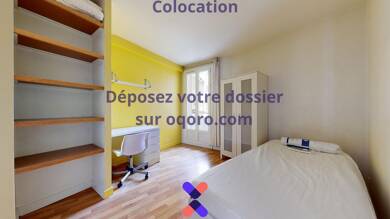Appartement à louer 390 € 5 pièces 4 chambres 70,5 m² 1er étage Abbaye Grenoble 38100