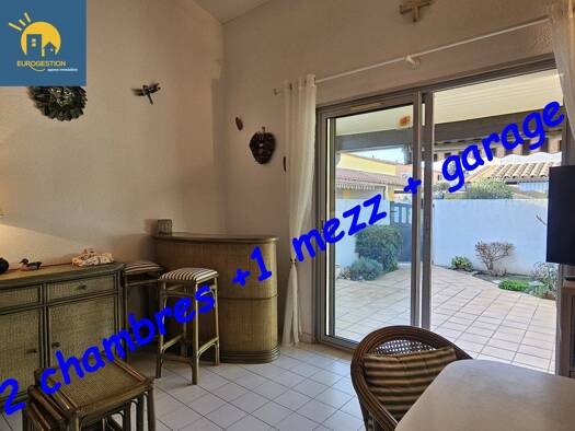 Maison à vendre 215 000 € 3 pièces 2 chambres 40 m² 26 m² de terrain Le Cap d'Agde Agde 34300