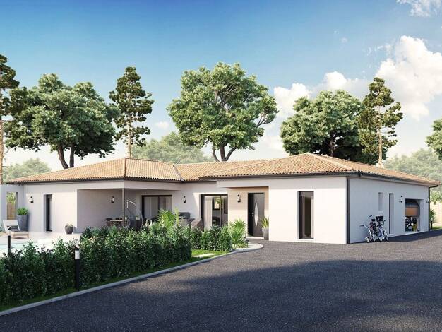 Terrain avec maison neuve à vendre 397 687 € 4 pièces 3 chambres 139 m² 853 m² de terrain Parentis-en-Born 40160