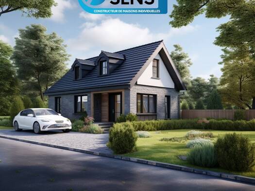 Terrain avec maison neuve à vendre 304 841 € 5 pièces 4 chambres 97 m² 499 m² de terrain Bourron-Marlotte 77780