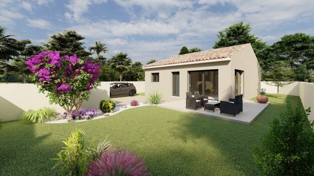 Terrain avec maison neuve à vendre 257 000 € Lignan-sur-Orb 34490