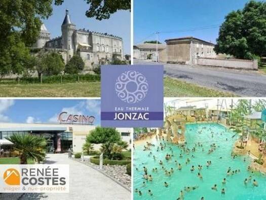 Maison en viager occupé Bouquet 59 650 € 4 pièces 2 chambres 124 m² 2 254 m² de terrain Jonzac 17500