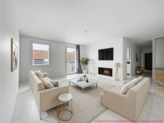 Triplex à vendre 230 000 € 3 pièces 2 chambres 72 m² Étage 4/4 Balzac Dijon 21000