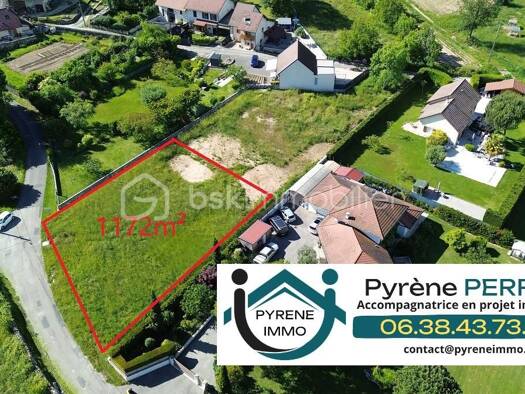 Terrain constructible à vendre 94 500 € 1 172 m² de terrain Ceyzérieu 01350