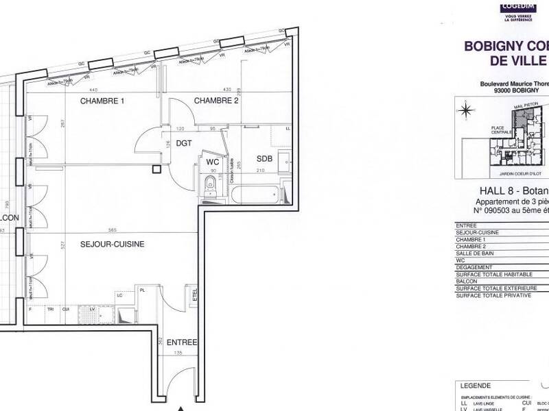 Maison à louer, 64m², BOBIGNY