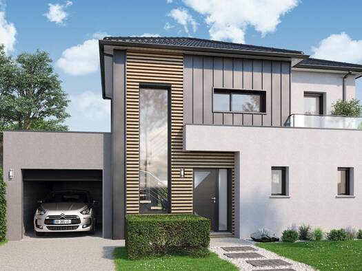 Terrain avec maison neuve à vendre 257 017 € 4 pièces 3 chambres 107 m² 266 m² de terrain Sèvremoine 49230