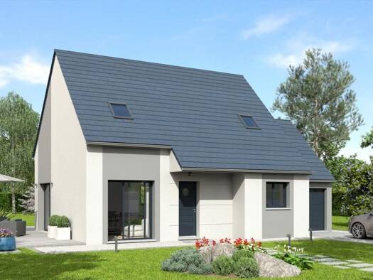 Terrain avec maison neuve à vendre 244 000 € 5 pièces 4 chambres 102 m² 448 m² de terrain Hardinvast 50690