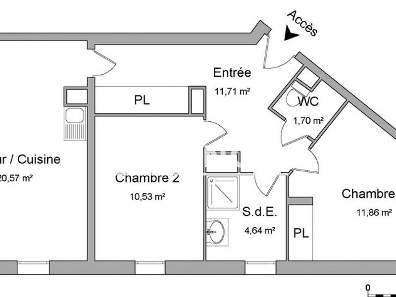 Maison à louer, 61m², COLOMBELLES