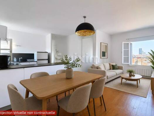 Appartement à vendre 219 000 € 2 pièces 1 chambre 36,88 m² Étage 8/8 Bellecour - Cordeliers Lyon 2ème arrondissement 69002
