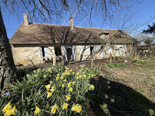 Ferme à vendre 55 000 € 4 pièces 2 chambres 80 m² 2 540 m² de terrain Sainte-Gemme-en-Sancerrois 18240