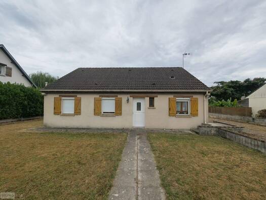 Maison de plain-pied à vendre 169 000 € 4 pièces 3 chambres 88,52 m² 1 189 m² de terrain Salency 60400