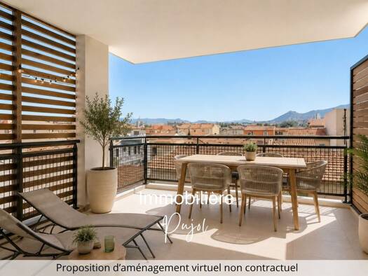 Appartement à vendre 185 000 € 2 pièces 1 chambre 48,5 m² Étage 3/4 La Capelette Marseille 10ème arrondissement 13010