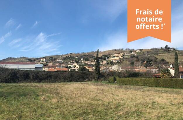 Terrain viabilisé à vendre 79 900 € 351 m² de terrain Chavanay 42410