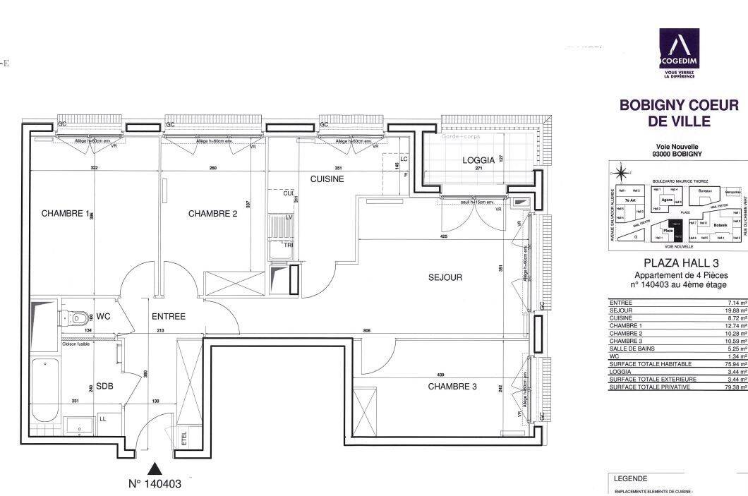 Maison à louer, 76m², BOBIGNY
