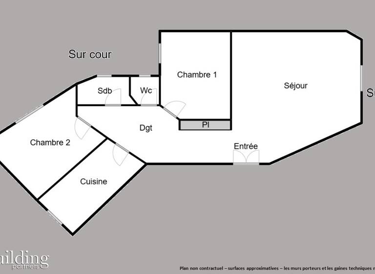 Appartement à vendre 735 000 € 3 pièces 2<br/>chambres 70 m²<br/>superficie RDC/7<br/>étage Neuilly sur Seine 92200