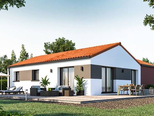 Terrain avec maison neuve à vendre 300 000 € 3 pièces 3 chambres 90 m² 345 m² de terrain Aigrefeuille-sur-Maine 44140