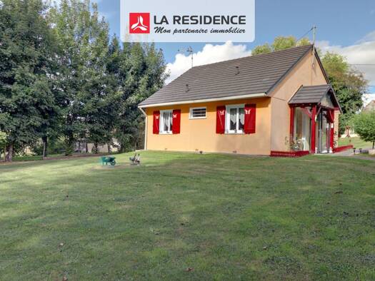 Maison de plain-pied à vendre 155 000 € 3 pièces 2 chambres 65 m² 1 500 m² de terrain Heuqueville 27700
