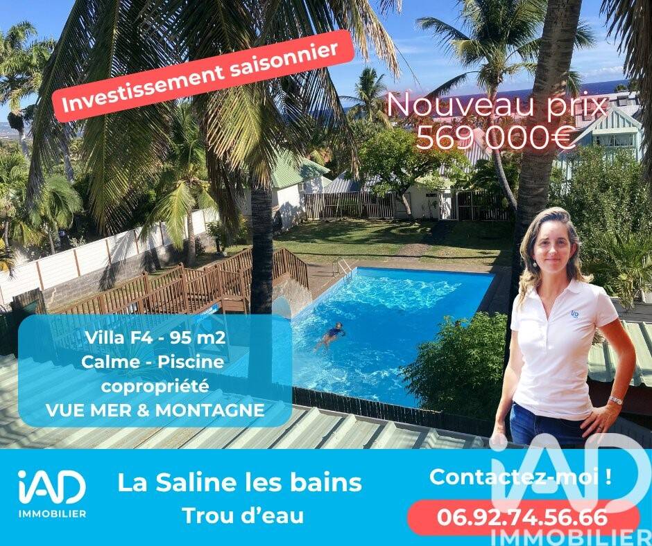 Maison à vendre, 95m², SAINT PAUL