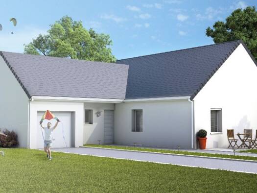 Terrain avec maison neuve à vendre 178 820 € 4 pièces 3 chambres 78 m² 1 300 m² de terrain Saint-Éloy-de-Gy 18110