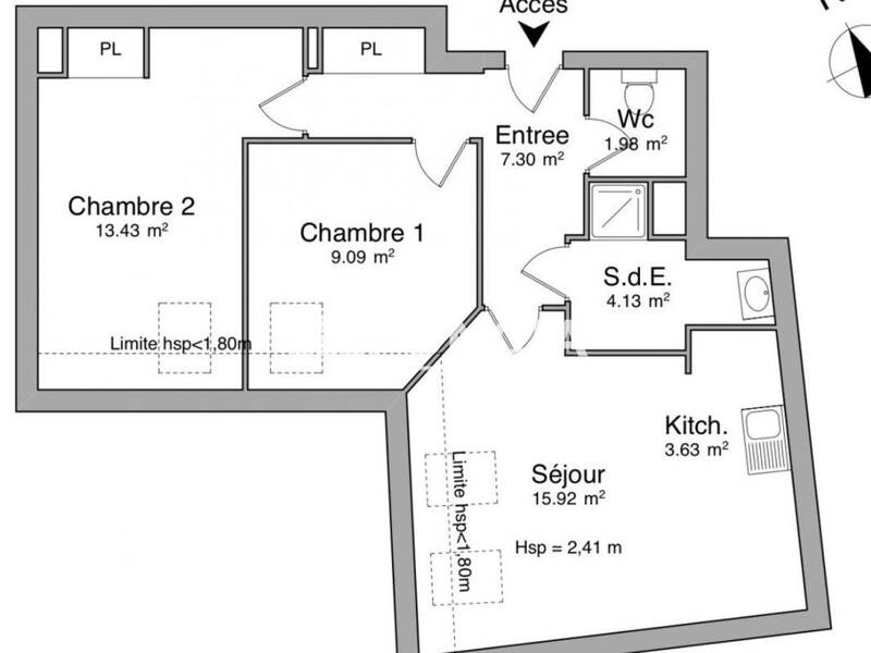 Maison à louer, 55m², MANTES LA JOLIE