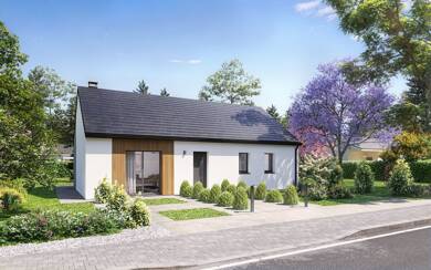 Maison de plain-pied à vendre 190 775 € 4 pièces 3 chambres 84,7 m² 790 m² de terrain Ganzeville 76400